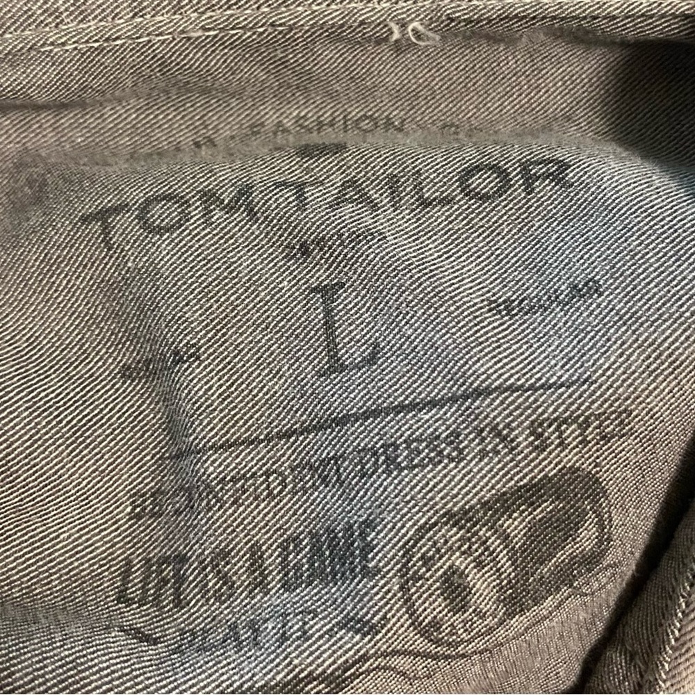 Tom Tailor Motors Engineering Gray Biker Thick Shirt Size Men’s Large Race Car - Picture 12 of 16